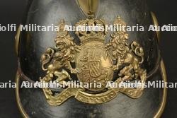 Allemagne, lot de deux casques de sapeurs-pompiers bavarois. Germany, set of two Bavarian firefighter helmets. — miniature 4