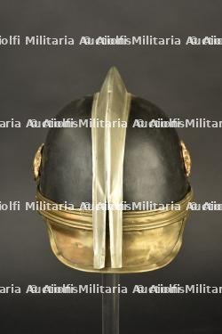 Allemagne, casque de sapeur-pompier d'Idstein, en Hesse. Germany, firefighter helmet from Idstein, Hesse. — photo 5