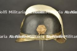 Allemagne, casque de sapeur-pompier d'Idstein, en Hesse. Germany, firefighter helmet from Idstein, Hesse. — miniature 7