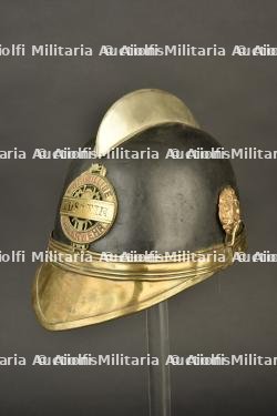 Allemagne, casque de sapeur-pompier d'Idstein, en Hesse. Germany, firefighter helmet from Idstein, Hesse. — photo 8