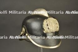 Allemagne, casque de sapeur-pompier de Nassau. Germany, firefighter helmet from Nassau. — photo 4