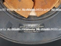 Allemagne, casque Luftschutz Gladiator M1938. Germany, Luftschutz Gladiator M1938 helmet. — miniature 8