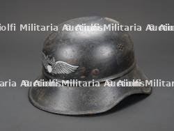 Allemagne, casque Luftschutz Gladiator M1938. Germany, Luftschutz Gladiator M1938 helmet.