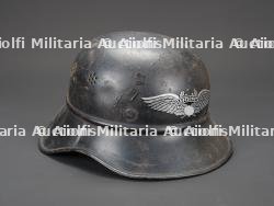 Allemagne, casque Luftschutz Gladiator M1938. Germany, Luftschutz Gladiator M1938 helmet. — photo 2