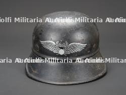 Allemagne, casque Luftschutz Gladiator M1938. Germany, Luftschutz Gladiator M1938 helmet. — miniature 3
