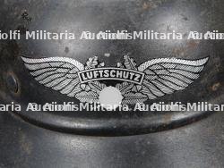 Allemagne, casque Luftschutz Gladiator M1938. Germany, Luftschutz Gladiator M1938 helmet. — miniature 4