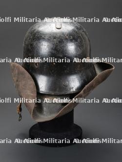 Allemagne, casque de sapeur-pompier modele 1934. Germany, model 1934 firefighter helmet. — miniature 4