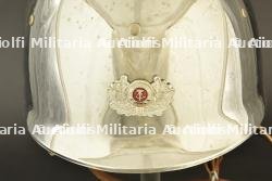 Allemagne de l'Est, lot de trois casques de sapeurs-pompiers. East Germany, set of three firefighter helmets. — photo 4