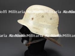 Allemagne, casque de sapeur-pompier fluorescent. Germany, fluorescent firefighter helmet. — miniature 5