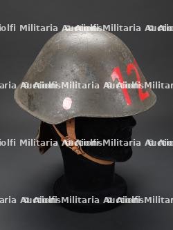 Allemagne de l'Est, casque de sapeur-pompier M1956. East Germany, M1956 firefighter helmet. — photo 2