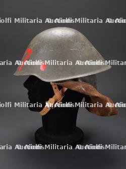 Allemagne de l'Est, casque de sapeur-pompier M1956. East Germany, M1956 firefighter helmet. — miniature 5