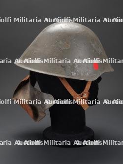 Allemagne de l'Est, casque de sapeur-pompier M1956. East Germany, M1956 firefighter helmet. — miniature 6