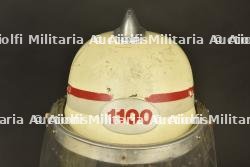 Allemagne, lot de trois casques de sapeurs-pompiers de Berlin-Ouest. Germany, set of three West Berlin firefighter helmets. — photo 9