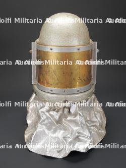 Allemagne, casque de protection contre le feu TEMPEX aluminise. Germany, aluminised TEMPEX fire-protection helmet. — photo 3