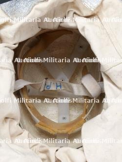 Allemagne, casque de protection contre le feu TEMPEX aluminise. Germany, aluminised TEMPEX fire-protection helmet. — miniature 11