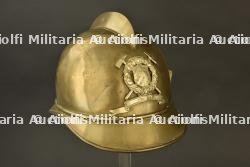 Alsace-Lorraine, casque des sapeurs-pompiers de Colmar. Alsace-Lorraine, Colmar firefighter helmet. — miniature 3