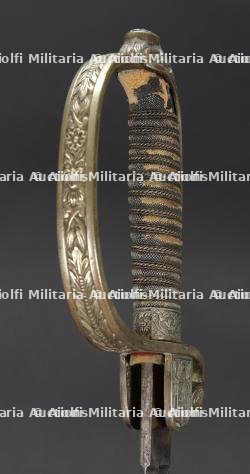 Alsace-Lorraine, sabre d'officier de pompiers. Alsace-Lorraine, fire officer's sabre. — miniature 6
