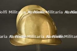 Alsace, casque de sapeur-pompier de Harskirchen. Alsace, Harskirchen firefighter helmet. — miniature 5