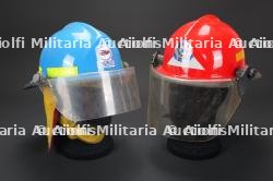 Australie, lot de deux casques de sapeurs-pompiers. Australia, set of two firefighter helmets.