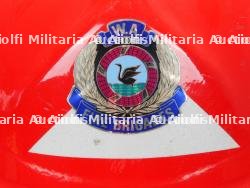 Australie, lot de deux casques de sapeurs-pompiers. Australia, set of two firefighter helmets. — miniature 4