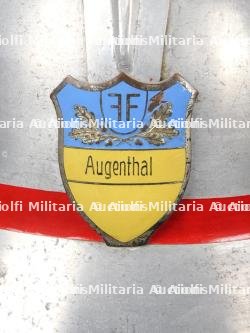 Autriche, lot de trois casques de sapeurs-pompiers. Austria, set of three firefighter helmets. — miniature 6