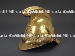 Belgique, casque de sapeur-pompier de la ville d'Arlon, vers 1860. Belgium, firefighter helmet from the town of Arlon, circa 1860. — photo 2