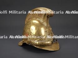 Belgique, casque de sapeur-pompier de la ville d'Arlon, vers 1860. Belgium, firefighter helmet from the town of Arlon, circa 1860. — miniature 3