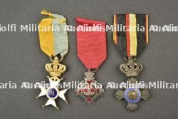 Belgique, ensemble de medailles anciennes de sapeurs-pompiers. Belgium, collection of antique firefighter medals. — miniature 2