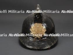 Belgique, casque de sapeur-pompier de Roeselare (Roulers). Belgium, firefighter helmet from Roeselare (Roulers). — miniature 3