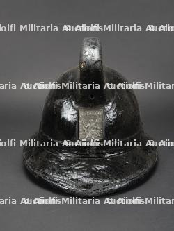 Belgique, casque de sapeur-pompier d'Anderlecht. Belgium, Anderlecht firefighter helmet. — miniature 3