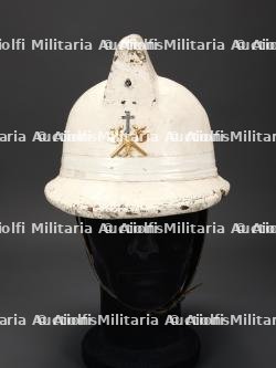 Belgique, casque de diacre ou d'aumonier des sapeurs-pompiers. Belgium, firefighter deacon's or chaplain's helmet. — photo 3