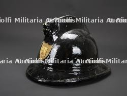 Belgique, casque des sapeurs-pompiers de Liege. Belgium, Liege firefighter helmet.
