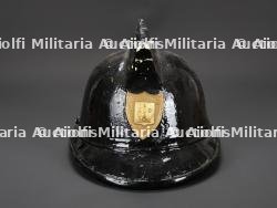 Belgique, casque des sapeurs-pompiers de Liege. Belgium, Liege firefighter helmet. — miniature 3