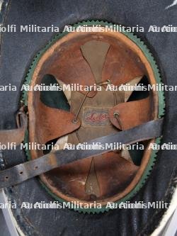Belgique, lot de deux casques Levior a equipements speciaux. Belgium, set of two Levior helmets with special equipment. — miniature 13