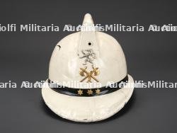 Belgique, casque de capitaine des sapeurs-pompiers de Bruxelles. Belgium, Brussels fire brigade captain's helmet. — photo 3