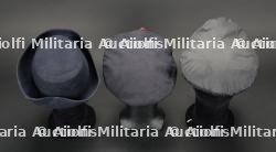 Belgique, lot de cinq coiffures de sapeurs-pompiers. Belgium, set of five firefighter headpieces. — miniature 15