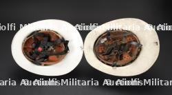 Belgique, lot de quatre casques de sapeurs-pompiers des annees 1980. Belgium, set of four 1980s firefighter helmets. — photo 9