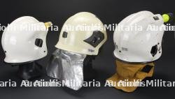 Belgique, lot de quatre casques modernes de sapeurs-pompiers. Belgium, set of four modern firefighter helmets. — miniature 8