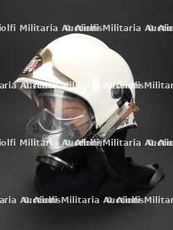 Belgique, lot de deux casques des annees 2000 des sapeurs-pompiers d'Aubange. Belgium, set of two 2000s Aubange firefighter helmets. — photo 2