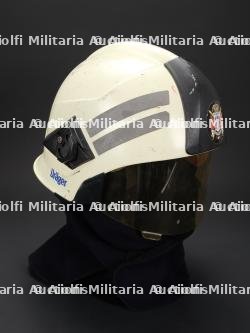 Belgique, lot de deux casques des annees 2000 des sapeurs-pompiers d'Aubange. Belgium, set of two 2000s Aubange firefighter helmets. — miniature 11
