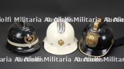 Benelux, casques de sapeurs-pompiers. Benelux, firefighter helmets.