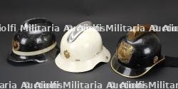 Benelux, casques de sapeurs-pompiers. Benelux, firefighter helmets. — miniature 2