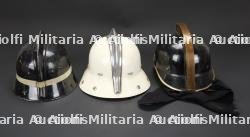 Benelux, casques de sapeurs-pompiers. Benelux, firefighter helmets. — miniature 4