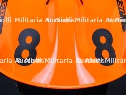 Benelux, lot de quatre casques de sapeurs-pompiers. Benelux, set of four firefighter helmets. — miniature 5