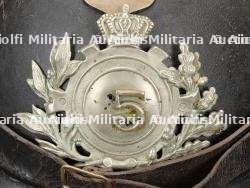 Boheme-Moravie, casque de sapeur-pompier du debut du XXe siecle. Bohemia-Moravia, early 20th-century firefighter helmet. — miniature 4