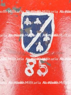 Bosnie-Herzegovine, casque de pompier de Mostar, guerres de Yougoslavie et de Bosnie. Bosnia and Herzegovina, Mostar firefighter helmet from the Yugoslav and Bosnian wars. — photo 4