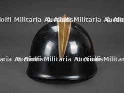 Bresil, lot de deux casques de sapeurs-pompiers. Brazil, set of two firefighter helmets. — miniature 6