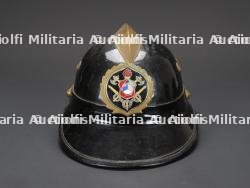 Bresil, lot de deux casques de sapeurs-pompiers. Brazil, set of two firefighter helmets. — miniature 11