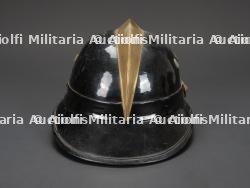 Bresil, lot de deux casques de sapeurs-pompiers. Brazil, set of two firefighter helmets. — miniature 14