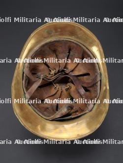 Bulgarie, casque de sapeur-pompier des annees 1940-1950. Bulgaria, firefighter helmet from the 1940s–1950s. — miniature 8